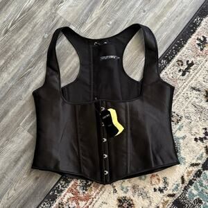 Corset Story Black High Back Underbust Corset With Straps